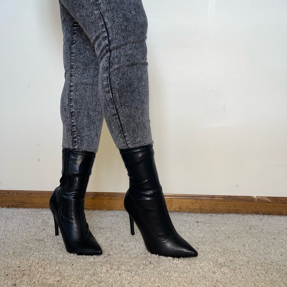 Black Ankle Booties - Picture 3 of 3